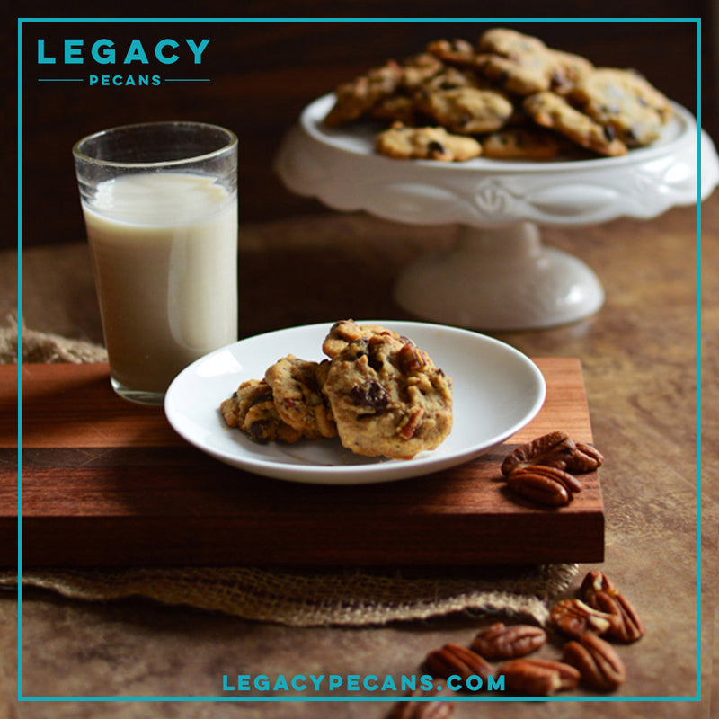 Santa Approved Pecan Cookies and Milk