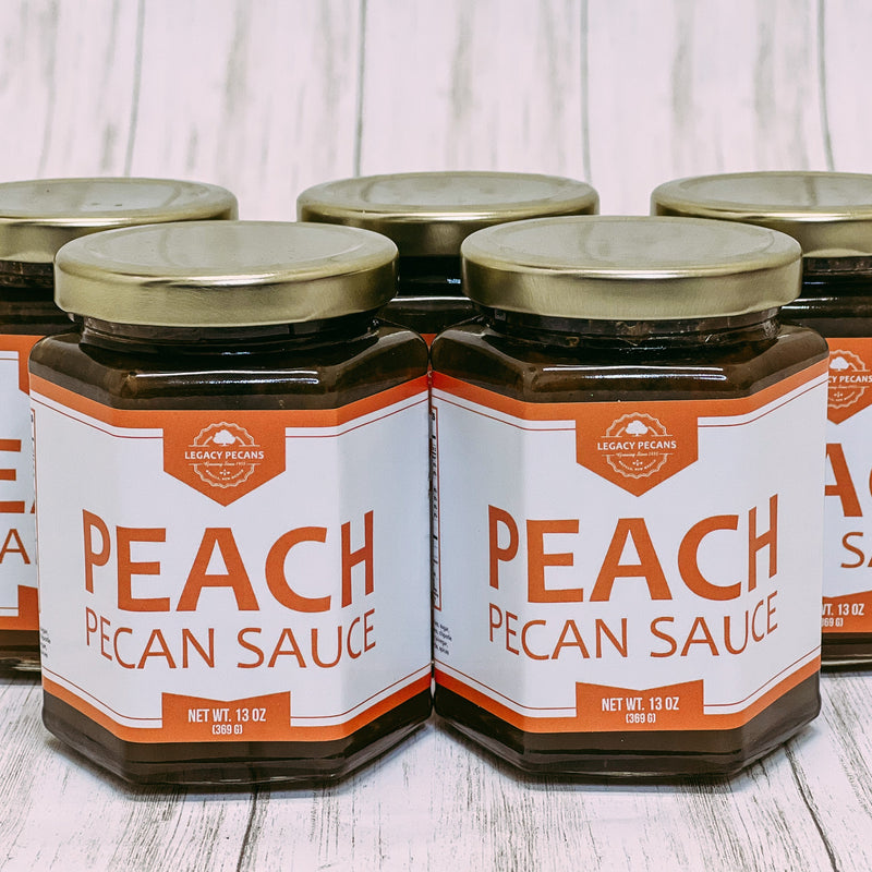 Peach Pecan Sauce by Legacy Pecans